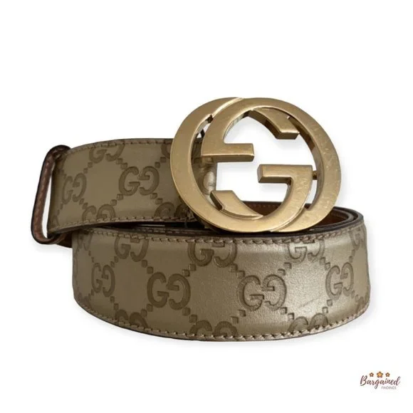 Gucci | Accessories | Authentic Gucci Gold Guccissima  display picture 1